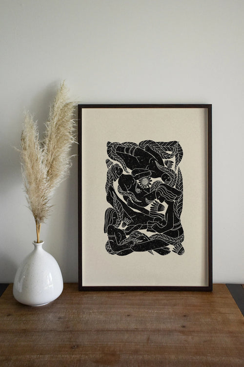 Friendship Goddess Art Print PNG | Digital Download for Wall Art